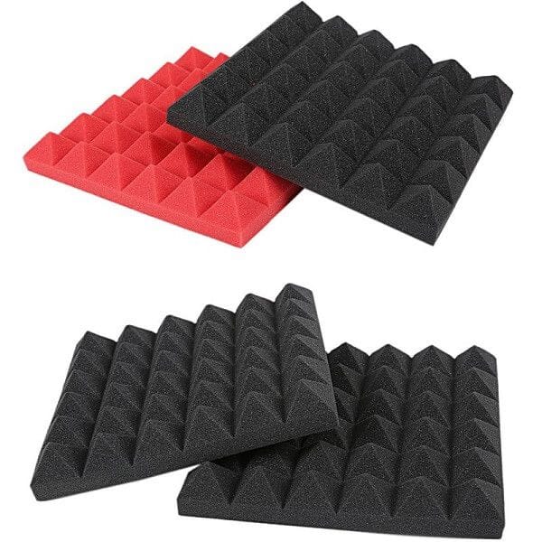 Soundproof Acoustic Foam Panel, Sound Insulation Treatment Studio Wall Liner Sound-Absorbing Pyramid Wall Panel