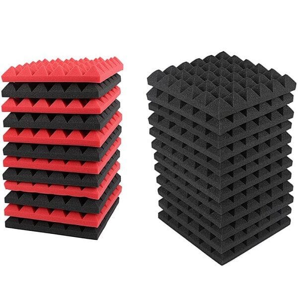 Soundproof Acoustic Foam Panel, Sound Insulation Treatment Studio Wall Liner Sound-Absorbing Pyramid Wall Panel