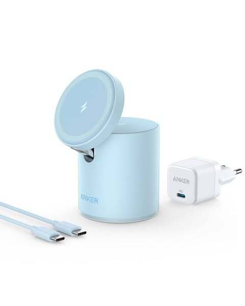 Anker 623 MagGo Magnetic Wireless Charger – Misty Blue