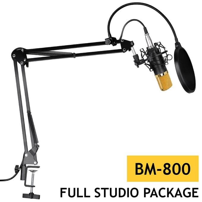 BM800 Condenser Microphone Combo Box For Studio