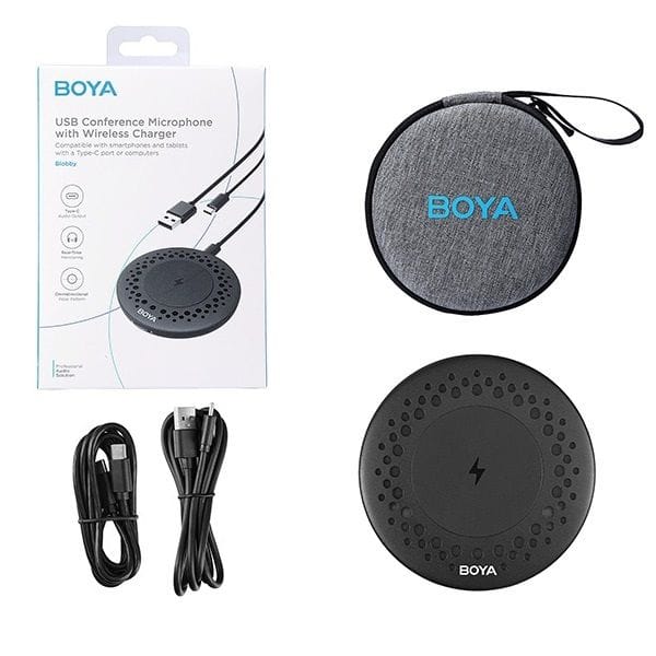 Boya Blobby USB Conference Microphone with Wireless Charger