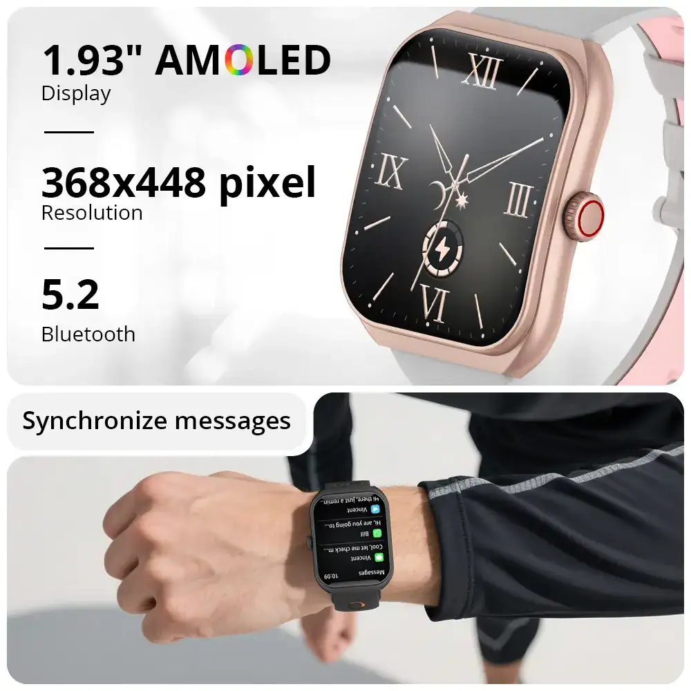 Colmi P86 BT Calling Smartwatch – Black4.webp
