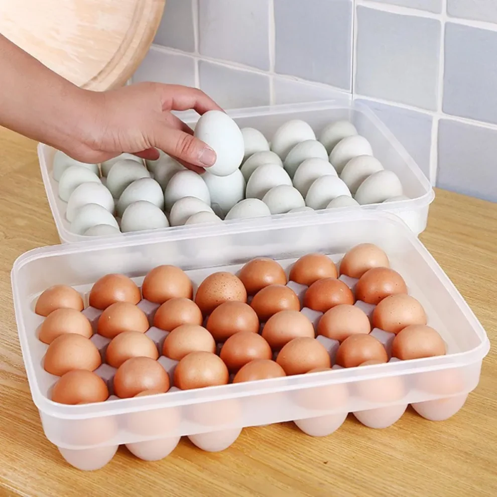 34 Grid Egg Storage Box