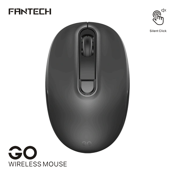 Fantech Go W192 Silent Wireless Mouse – Black
