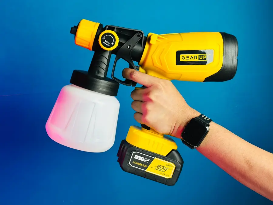 GearUP Rechargeable Cordless Paint Spray Machine (CN-4000D)