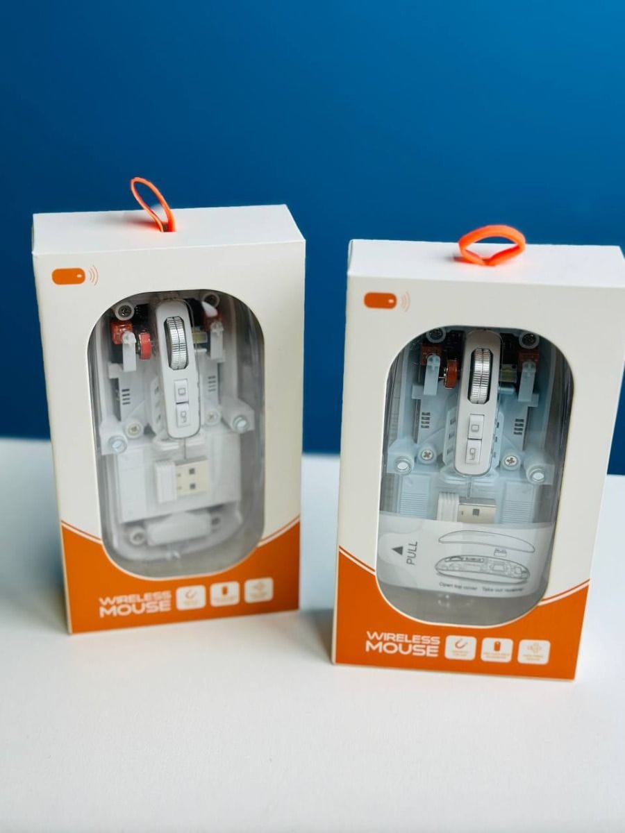 GearUP WM30 Transparent Crystal 2.4G Bluetooth Magnetic Wireless Mouse 4.jpg