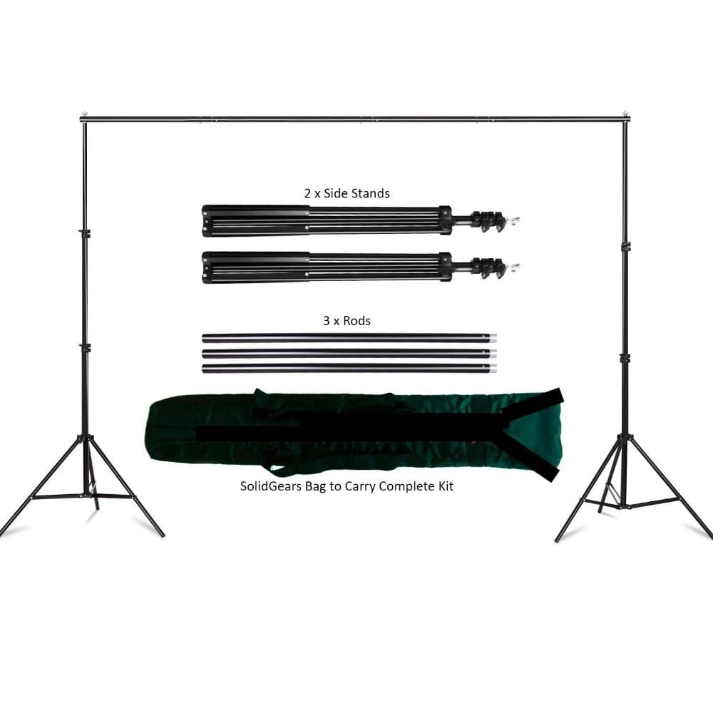 Studio Green Screen Backdrop Stand kit with Carry Bag
