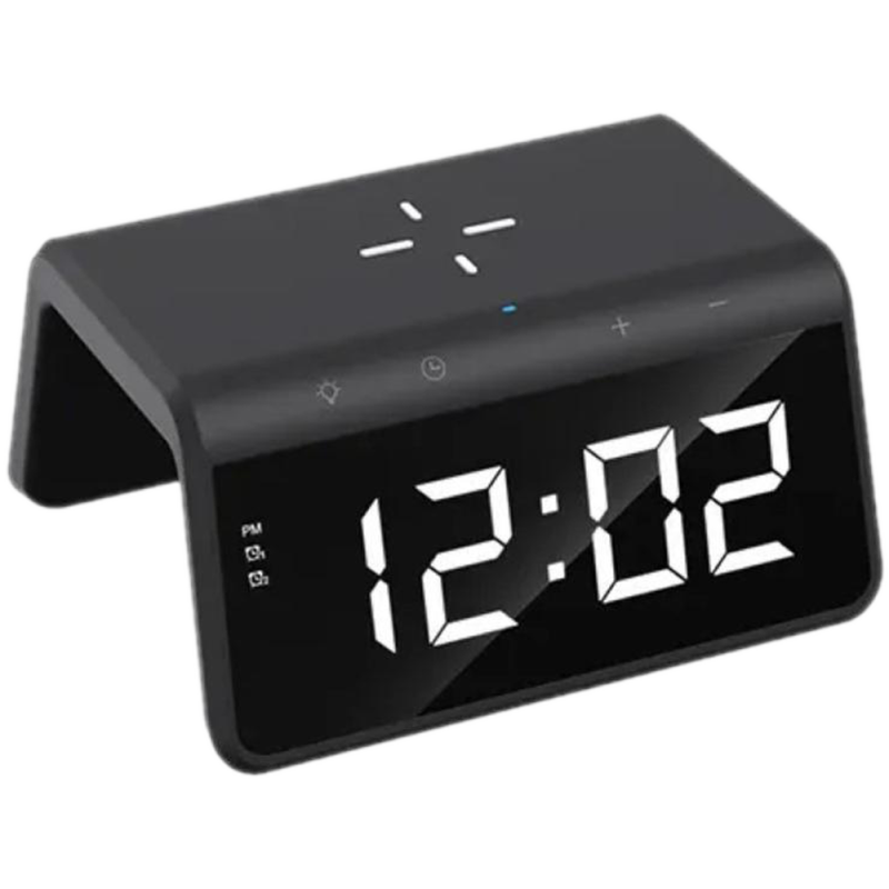 HAVIT W320 Wireless Charger with Alarm Clock & Ambient Light