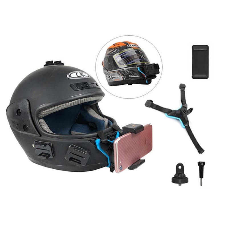 Helmet Chin Mount and Mobile Holder For Smartphone Action Camera 2.jpg