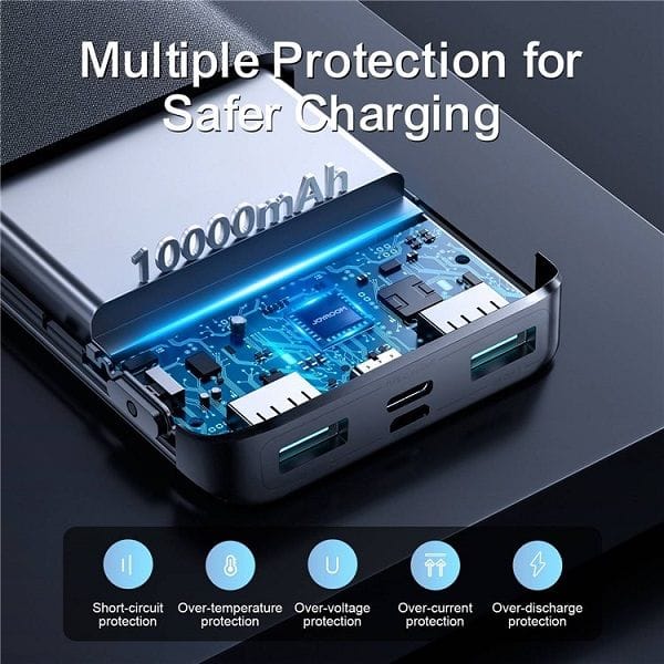 JOYROOM JR-QP191 10000mAh LED Display Monitoring Power Bank 22.5W