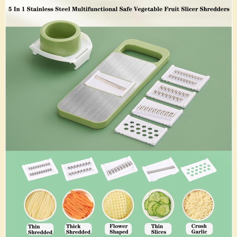 Kitchen 5 in 1 Multifunctional Vegetable Slicer Cutter Potato Shredders Garlic Carrot Grater Chopper4.jpg