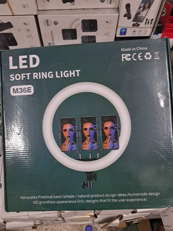 M36E LED Soft Ring Light – 15 Inch (Only Light)