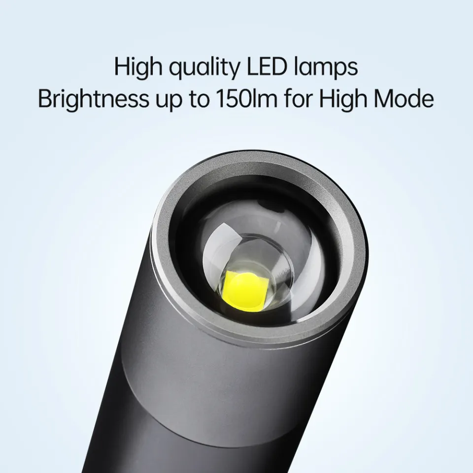 NexTool Simplicity USB C Rechargeable Zoom Flashlight 150LM3.webp