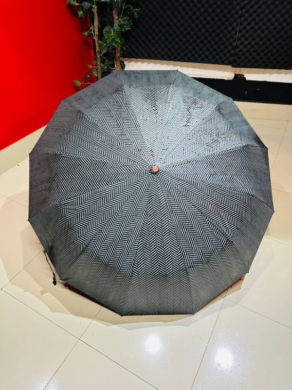 Premium 12 Ribs Automatic Open Close Wooden colour Handle Umbrella3.jpeg