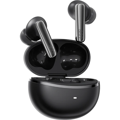QCY MeloBuds N70 Adaptive Hybrid ANC Wireless Earbuds – Black