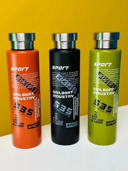 Sports Thermos Bottle Vacuum Flask Water Bottle 800ml – Black Color