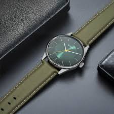 Titan Workwear Mens Urban Edge Lustrous Green Dial Leather Watch NP1802SL045.jpeg
