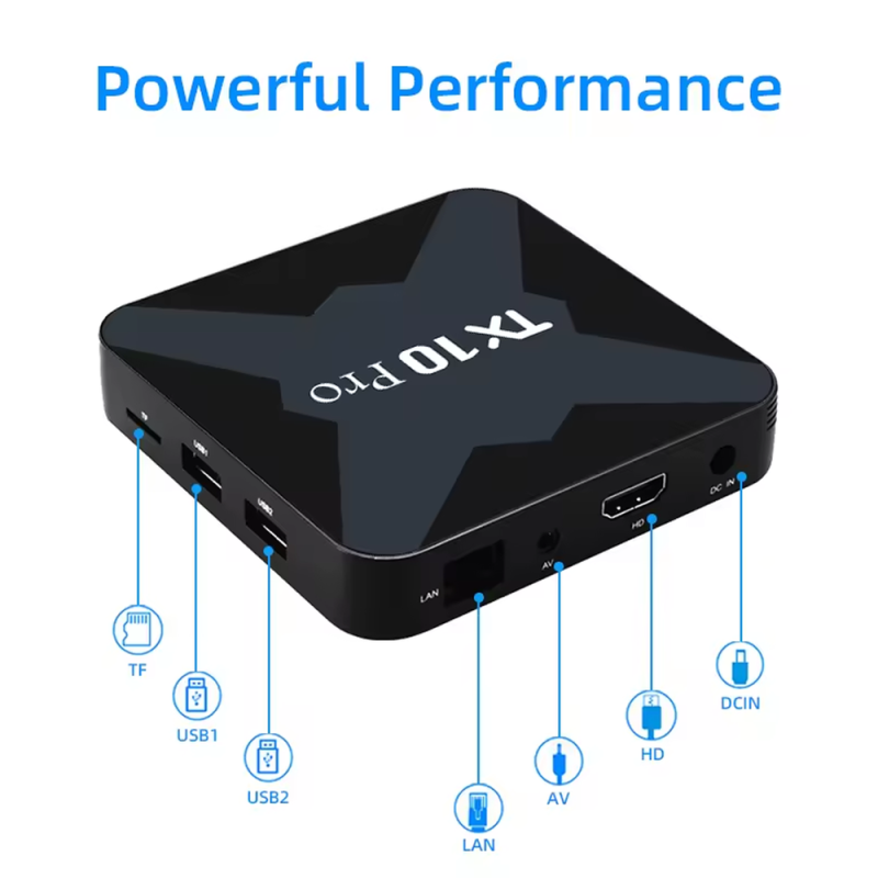 TX10 Pro 8K Android TV Box — 8GB RAM / 128GB ROM