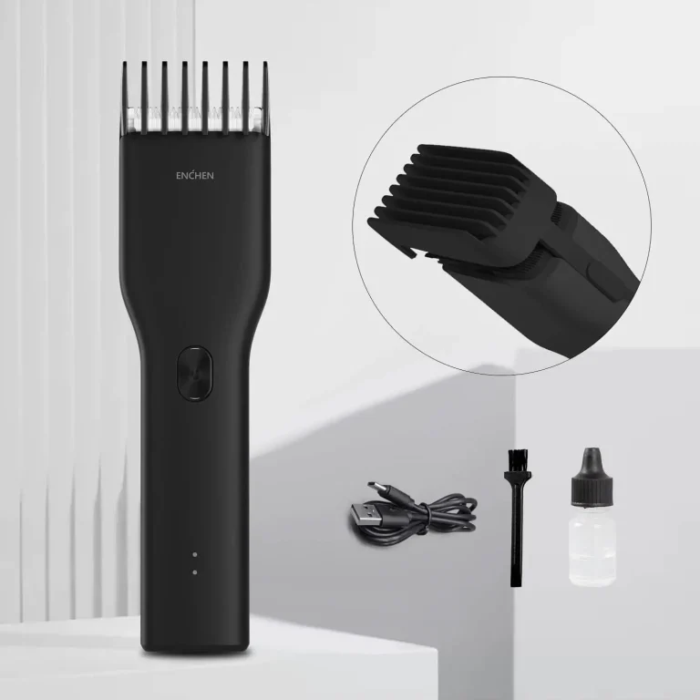 Xiaomi Mi Hair Clipper-Fast Charging Rechargeable Hair Trimmer With Two Speed Ceramic Cutter (Enchen Boost)